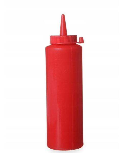 Диспенсер для холодных соусов, красный, 0,7 л, ø70x(H)240 мм, HENDI, 557914