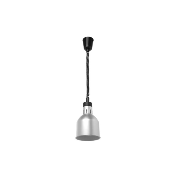 Лампа цилиндрическая для подогрева блюд с регулируемой высотой, серебрянный, HENDI 273883