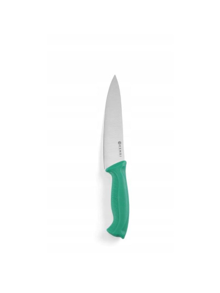 Нож профессиональный поварской, зеленый, 240 мм, HENDI, 842713