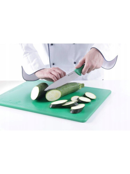 Нож профессиональный поварской, зеленый, 240 мм, HENDI, 842713